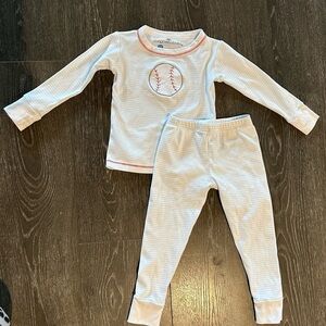 Magnolia Baby Baseball Toddler Boy Pajama Set